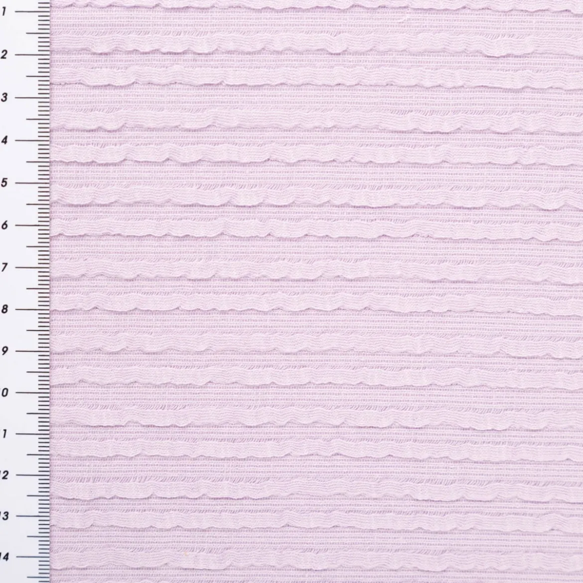 Jersey Stoff Ripp-Jacquard Baumwolle Streifen lila 1,35m Breite