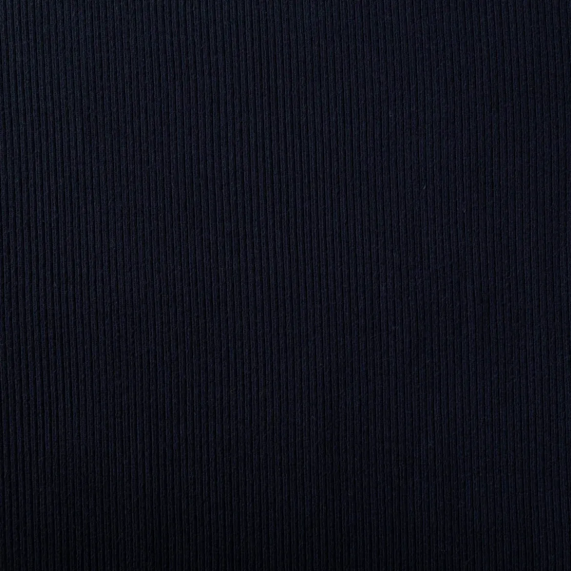 Jersey Stoff Rippjersey Feinstrick einfarbig dunkelblau 1,45m Breite