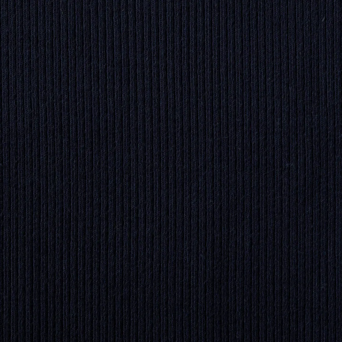 Jersey Stoff Rippjersey Feinstrick einfarbig dunkelblau 1,45m Breite