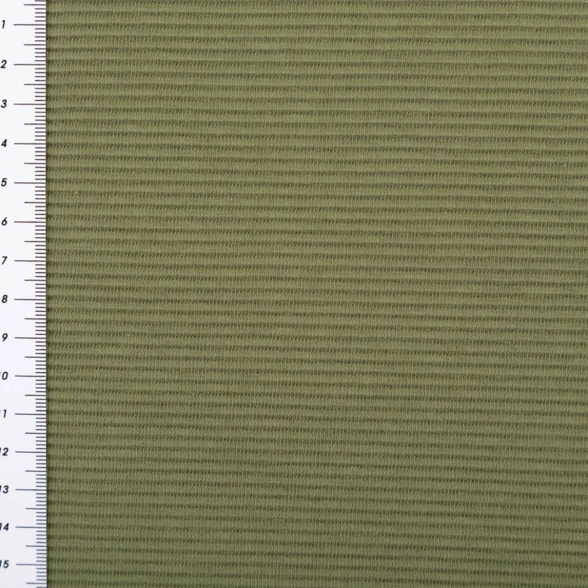 Jersey Stoff Rippjersey Ottoman uni Tannengrün 1,50m Breite