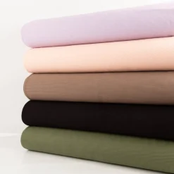 Jersey Stoff Rippjersey Ottoman uni Braun-Taupe 1,50m Breite