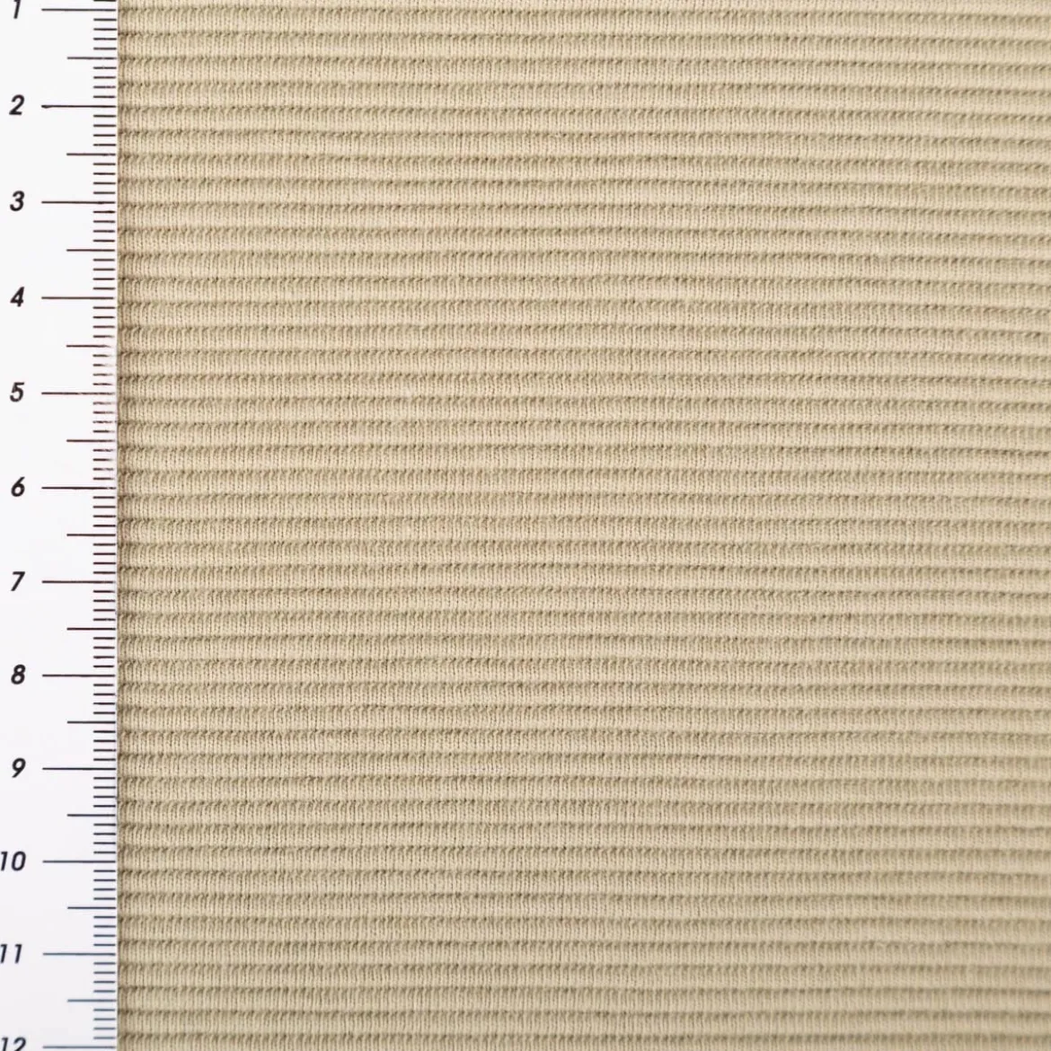 Jersey Stoff Rippjersey Ottoman uni olivgrün 1,50m Breite