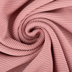 Jersey Stoff Rippjersey Ottoman uni hell-mauve 1,50m Breite