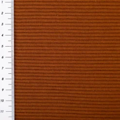Jersey Stoff Rippjersey Ottoman uni Braun 1,50m Breite