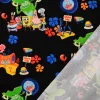 Jersey Stoff Sponge Bob Baumwolljersey Digitaldruck 200g/qm schwarz bunt 152cm Breite