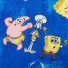 Jersey Stoff Sponge Bob blau Baumwolljersey 200g/qm 152cm Breite