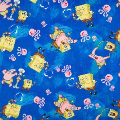 Jersey Stoff Sponge Bob blau Baumwolljersey 200g/qm 152cm Breite