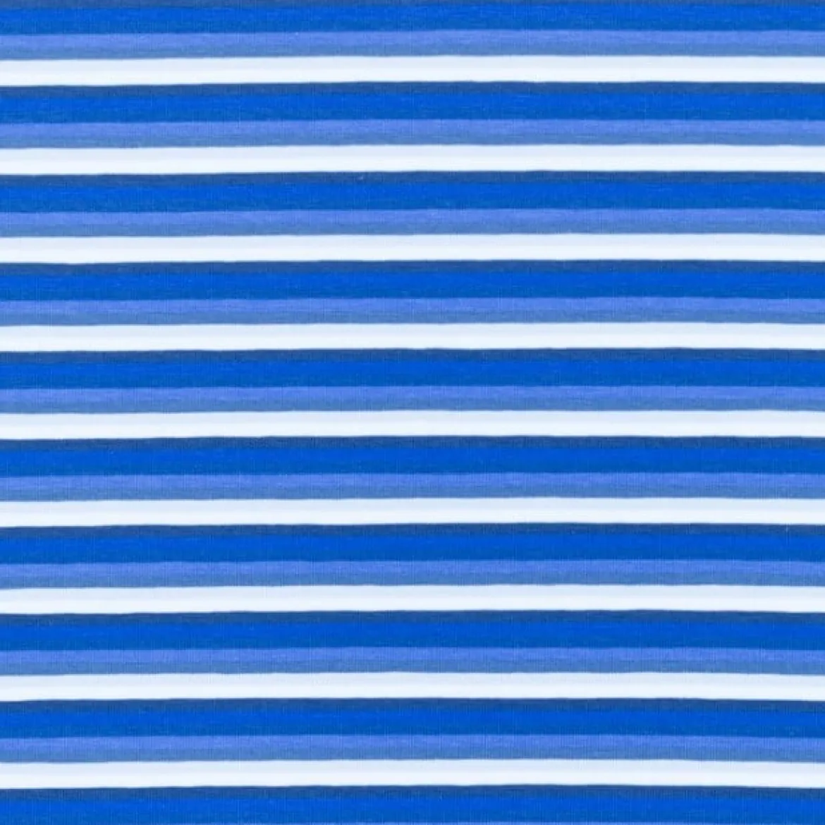 Jersey Stoff Streifen schmal blau Töne