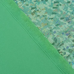 Jerseystoff Stretch Jersey Glitzer holografisch einfarbig grün 1,5m Breite