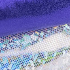 Jerseystoff Stretch Jersey Glitzer schimmernd einfarbig violett 1,5m Breite
