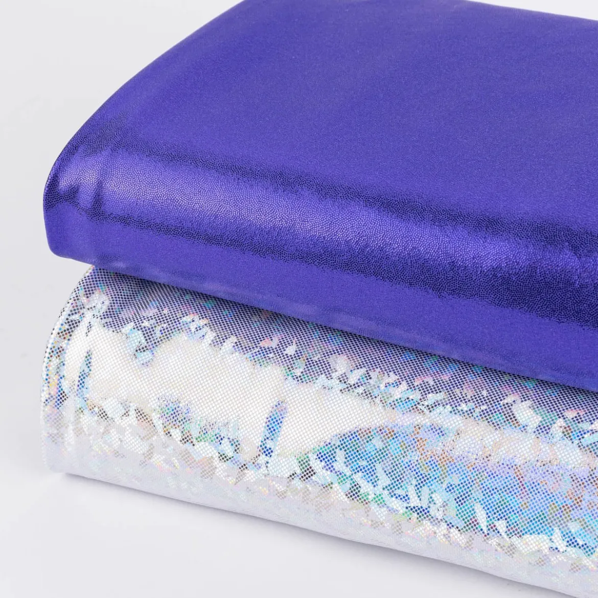 Jerseystoff Stretch Jersey Glitzer schimmernd einfarbig violett 1,5m Breite