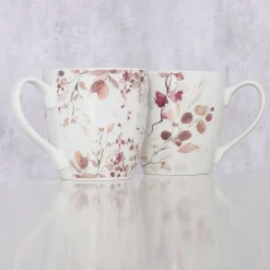 Jumbobecher 480ml mit floralem Dessin von Boltze