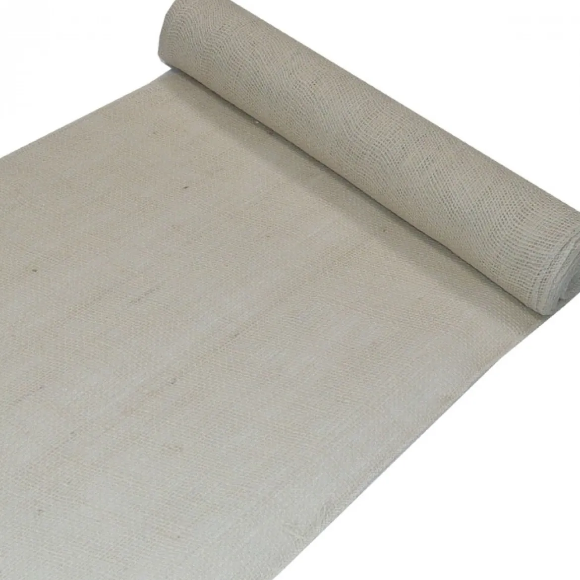 Jute Jutestoff Dekostoff Sackleinen Rupfen 0,5x9,1m creme