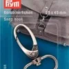 Karabinerhaken 25 mm silberfarbig