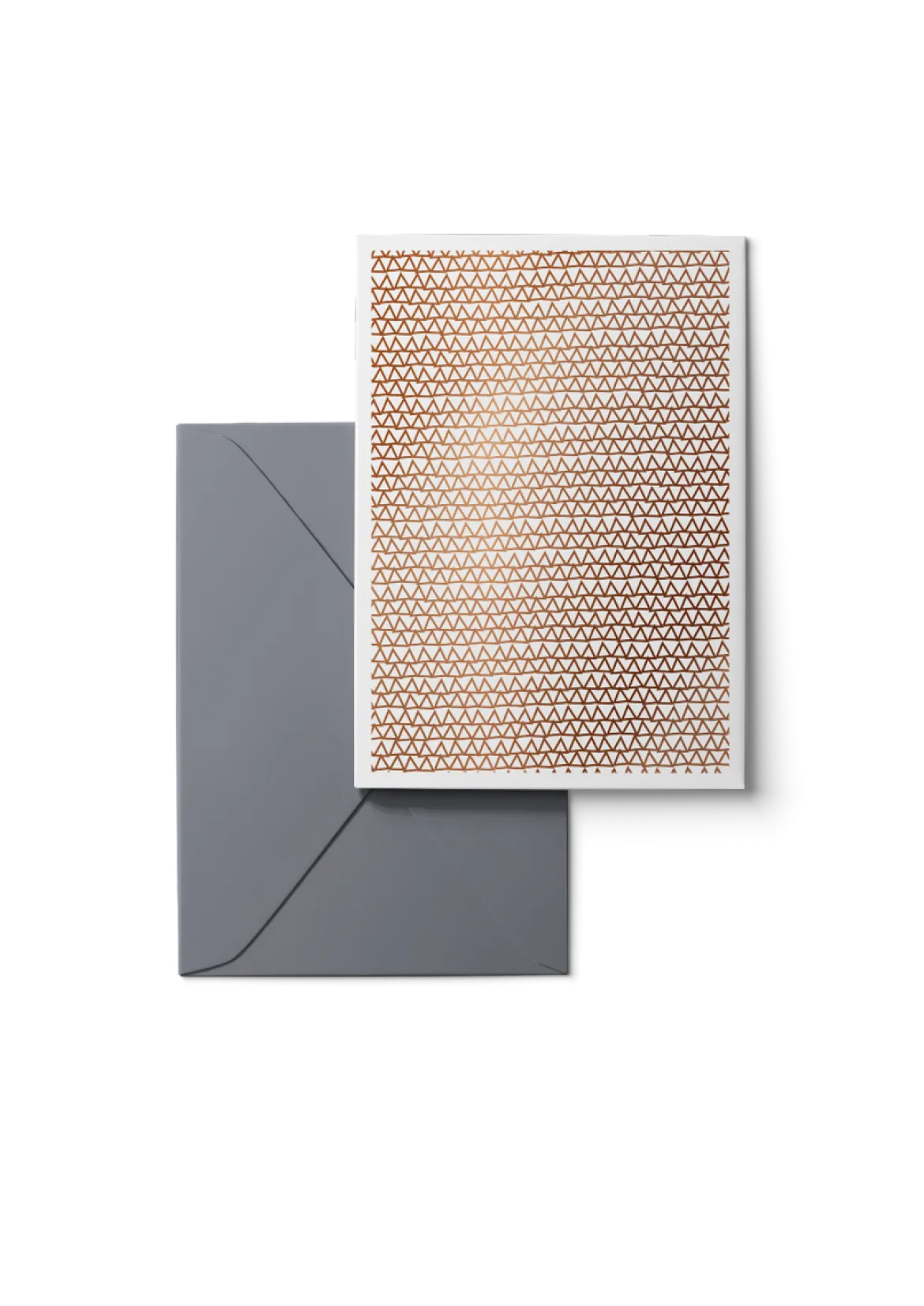Karten Design Fabrik Doppelkarte DURCH SCHÜTTELN weiß roségold 11x15,5cm