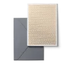 Karten Design Fabrik Doppelkarte DURCH SCHÜTTELN weiß gold 11x15,5cm