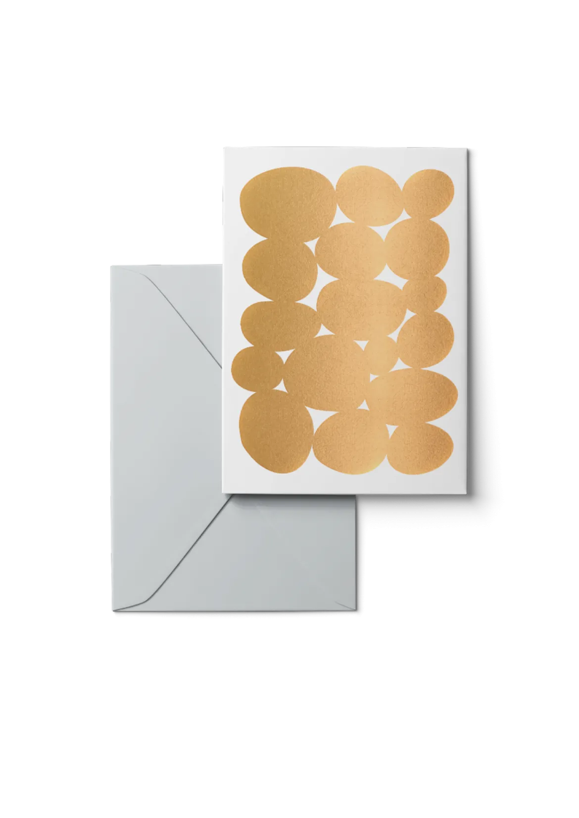 Karten Design Fabrik Doppelkarte PARADE weiß gold 11x15,5cm