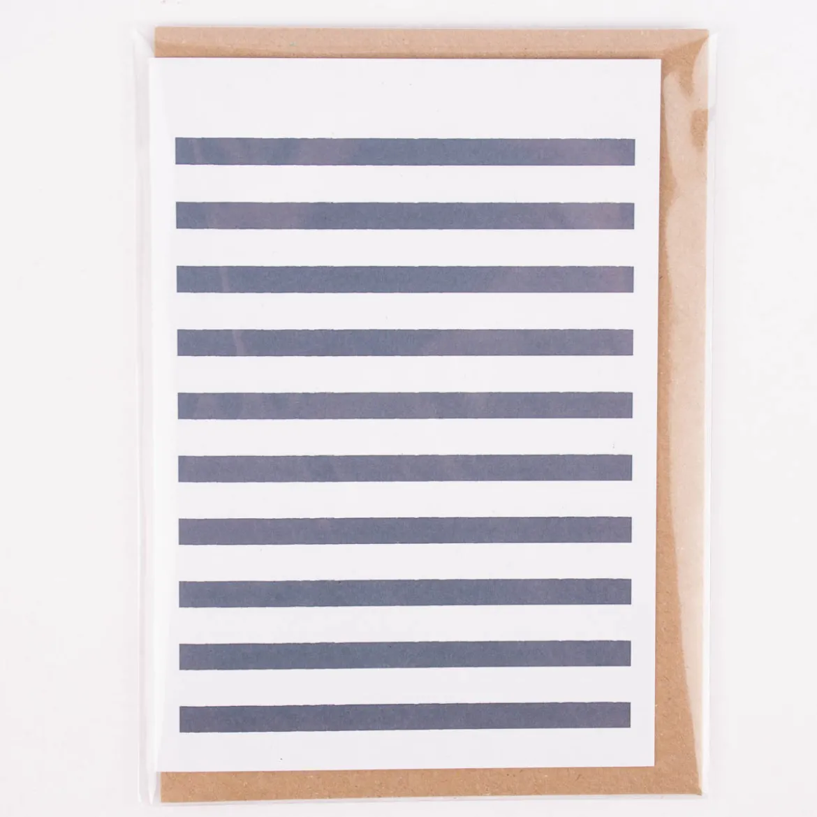 Karten Design Fabrik Doppelkarte STRIPETOWN weiß dunkelblau 11x15,5cm