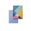 Karten Design Fabrik Doppelkarte SOMEDAYS weiß bunt 11x15,5cm