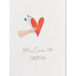 KEITCARDS Postkarte Alles Liebe zum Geburtstag 10,5x14,7cm
