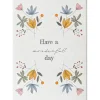 KEITCARDS Postkarte Have a wonderful day Blumen 10,5x14,7cm