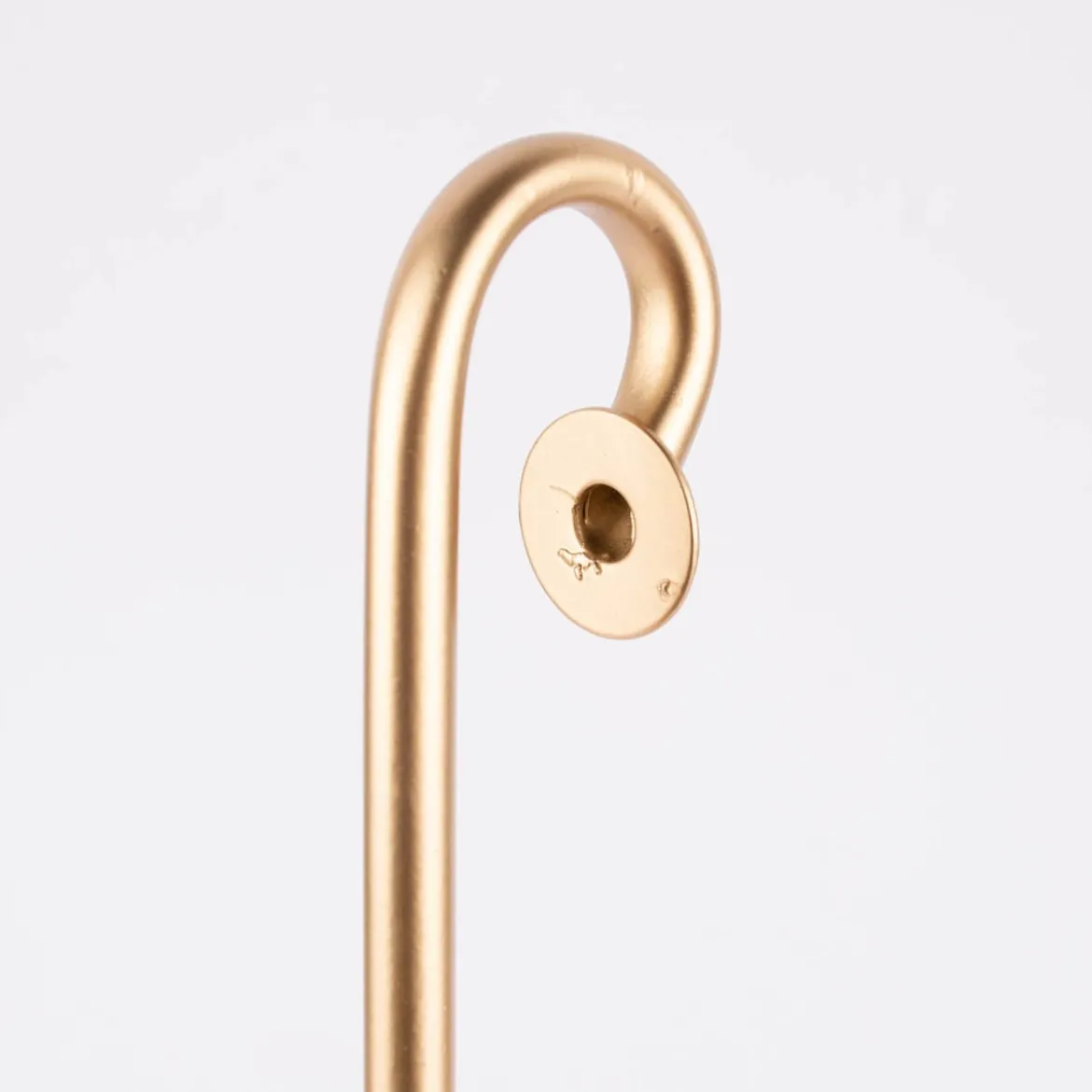 Kerzenhalter für Stabkerzen zum Einhängen Metall goldfarbig 30x11x2,5cm
