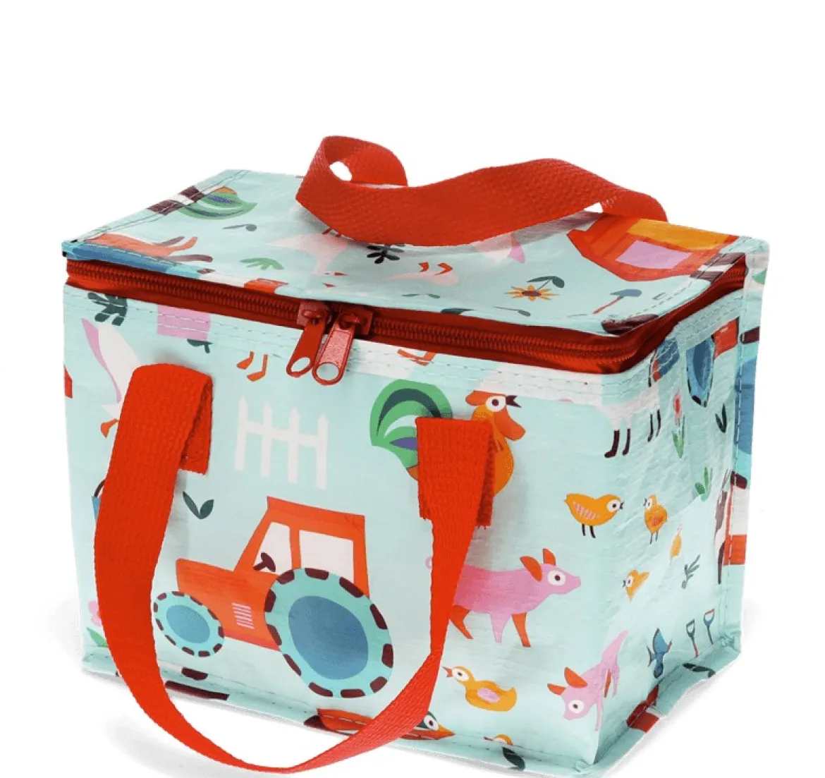 Kühltasche Bauernhof aus recyceltem Kunststoff 21x12x16cm von Rex London