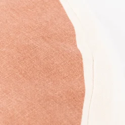 Kinderkissen Regenbogen aus Baumwolle creme rosa currygelb 39x25cm von Sass & Belle