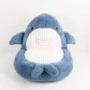 Kinder-Sessel Sitzkissen Walfisch Moby Plüsch Cord kuschelweich blau 45x45x45cm