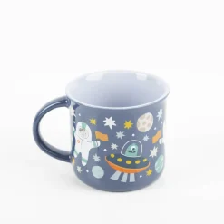 Kindertasse Weltraum 250ml blau von Grafik Werkstatt