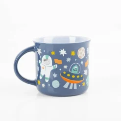 Kindertasse Weltraum 250ml blau von Grafik Werkstatt