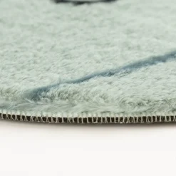 Kinderteppich Walfisch Moby kuschelweich waschbar blau 85x60cm