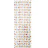 Kinderzimmer Schlaufenschal mit Kreuzschlaufen Schafe weiß bunt 140x255cm