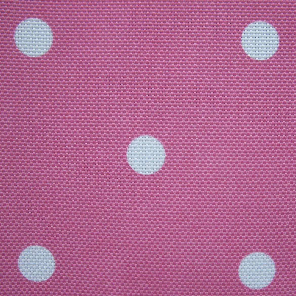Kinderzimmer Schlaufenschal Dots mit Kreuzschlaufen Punkte pink weiß 140x255cm
