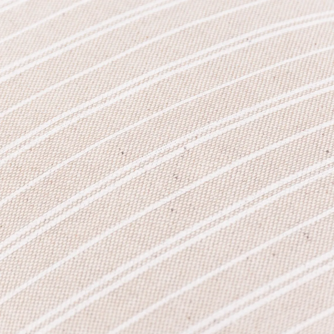 Kissenhülle Basic Stripe Streifen Leinenlook natur weiß in versch. Größen von SCHÖNER LEBEN.