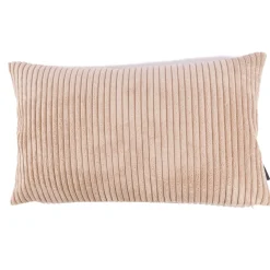 Kissenhülle Breitcord Baby Rib beige verschiedene Größen von SCHÖNER LEBEN.