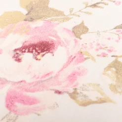 Kissenhülle Classic Painted Rose Rosen ecru rosa in versch. Größen oder Wunschmaß von SCHÖNER LEBEN.