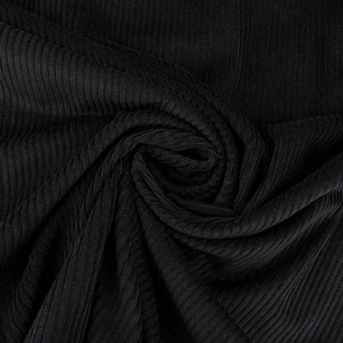 Kissenhülle Cord schwarz verschiedene Größen von SCHÖNER LEBEN.