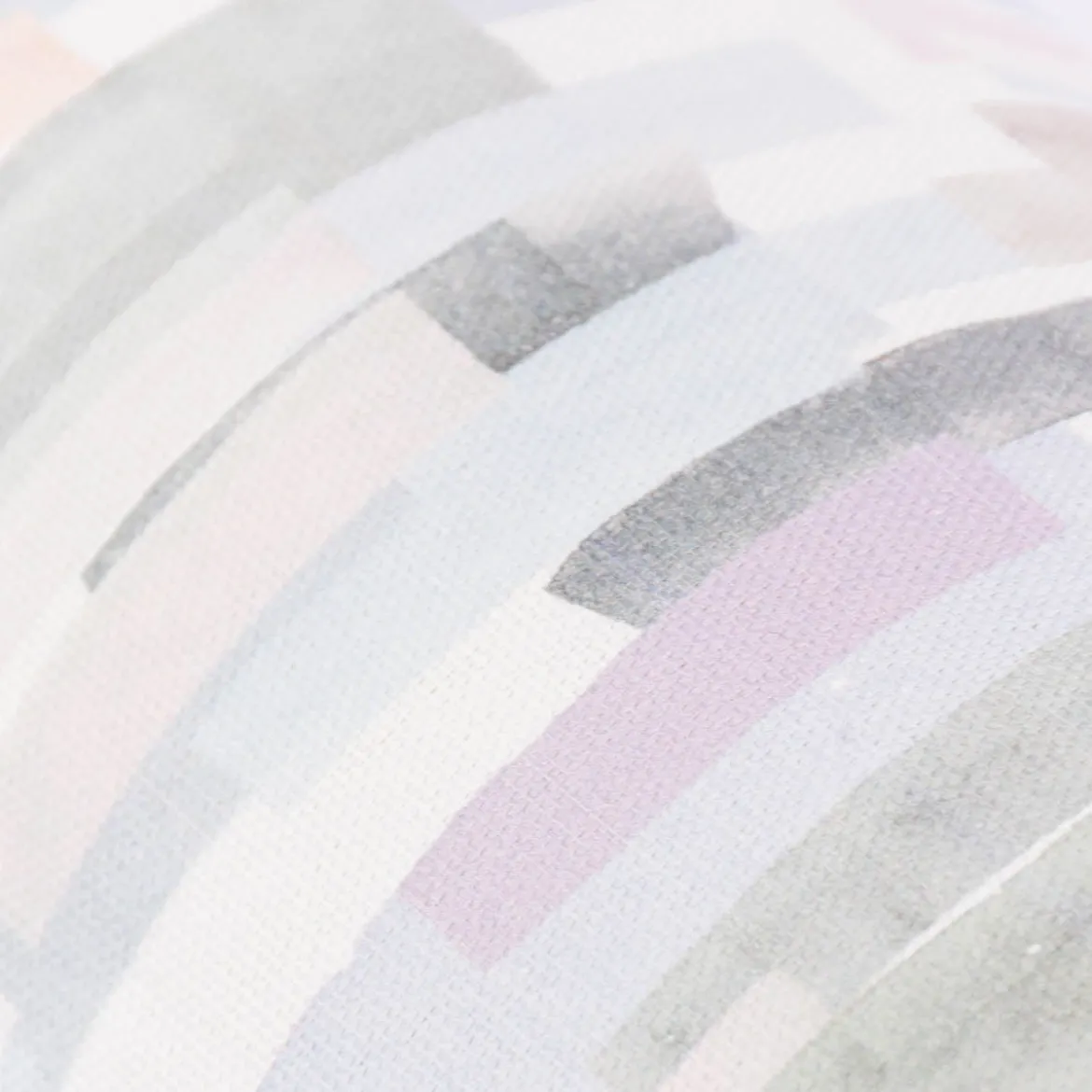 Kissenhülle Denise Soft Aquarell Streifen pastell lila in versch. Größen von SCHÖNER LEBEN.