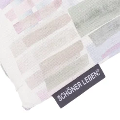Kissenhülle Denise Soft Aquarell Streifen pastell lila in versch. Größen von SCHÖNER LEBEN.