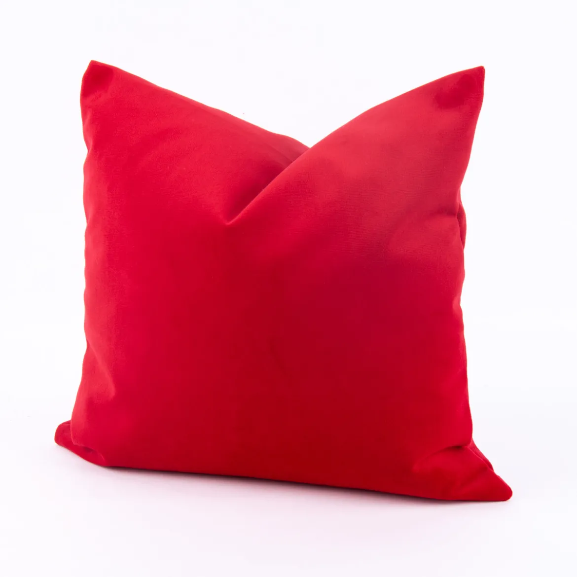 Kissenhülle Duval Samtkissen rot 40x40cm