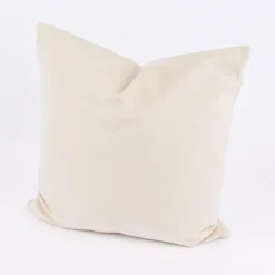 Kissenhülle Duval Samtoptik creme 50x50cm