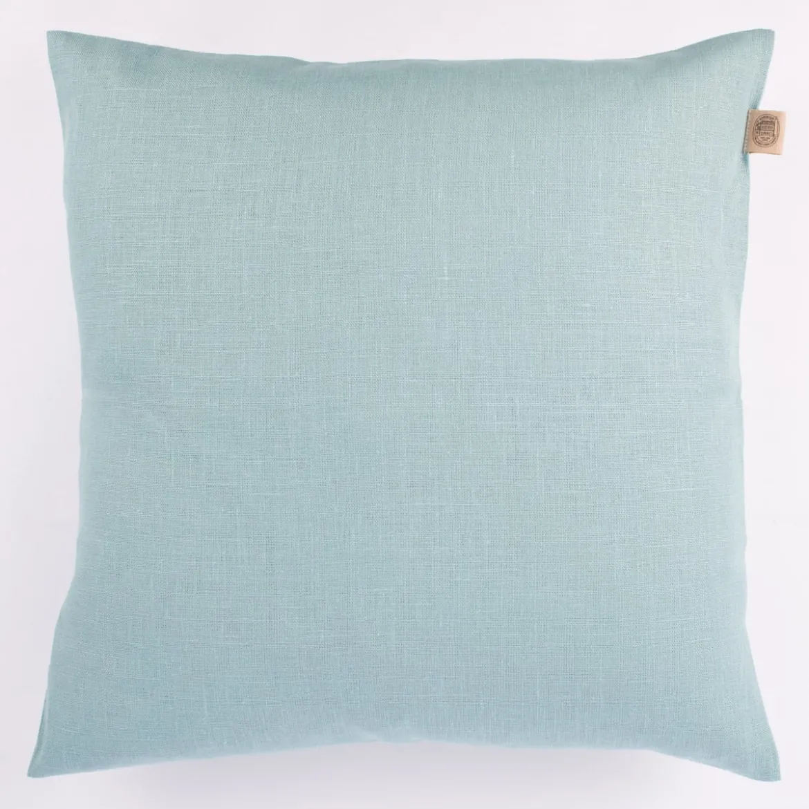 Kissenhülle Erik mit Knopfleiste aus 100 % Leinen 47x47cm eisblau