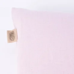 Kissenhülle Erik mit Knopfleiste aus 100 % Leinen 47x47cm rosa