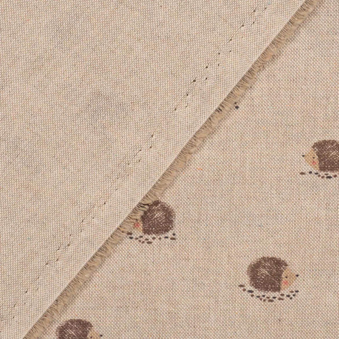 Kissenhülle Hedgehog Igel natur braun verschiedene Größen von SCHÖNER LEBEN.