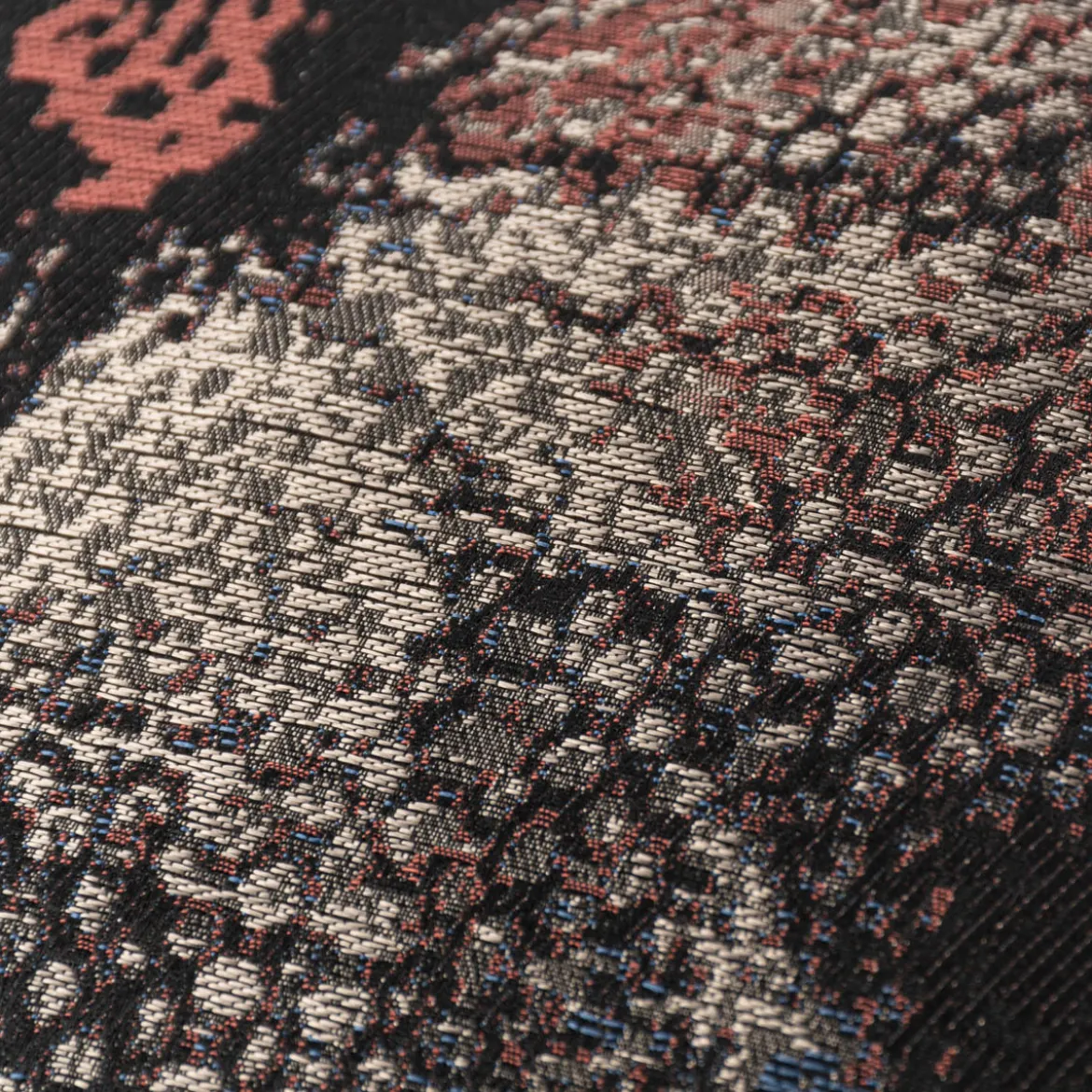 Kissenhülle HIBISCA Jacquard Blüten verschiedene Farben 48x48cm von Neutex for you!