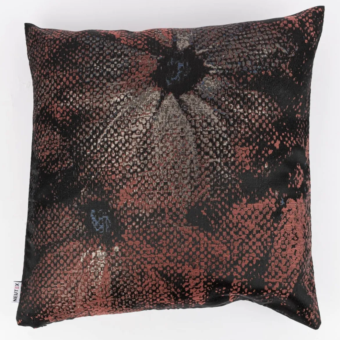 Kissenhülle HIBISCA Jacquard Blüten verschiedene Farben 48x48cm von Neutex for you!