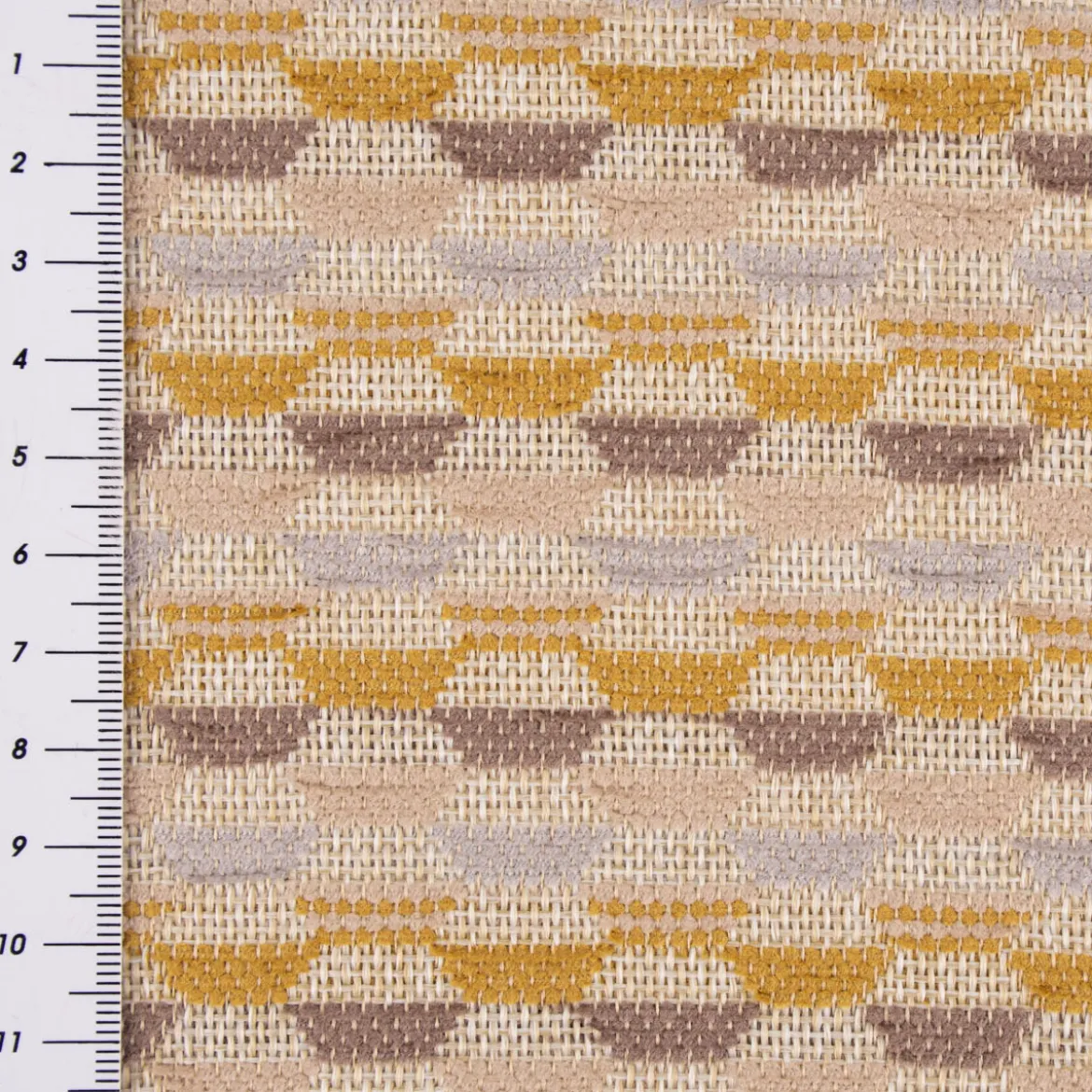Kissenhülle Mira Hexagon beige gelb in versch. Größen von SCHÖNER LEBEN.