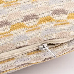 Kissenhülle Mira Hexagon beige gelb in versch. Größen von SCHÖNER LEBEN.