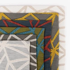 Kissenhülle NET-ECO grafisches Jacquard-Muster mit Boucleeffekten verschiedene Farben 48x48cm von Neutex for you!